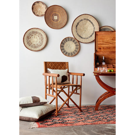 Binga Patterned Brown & Natural Wall Art