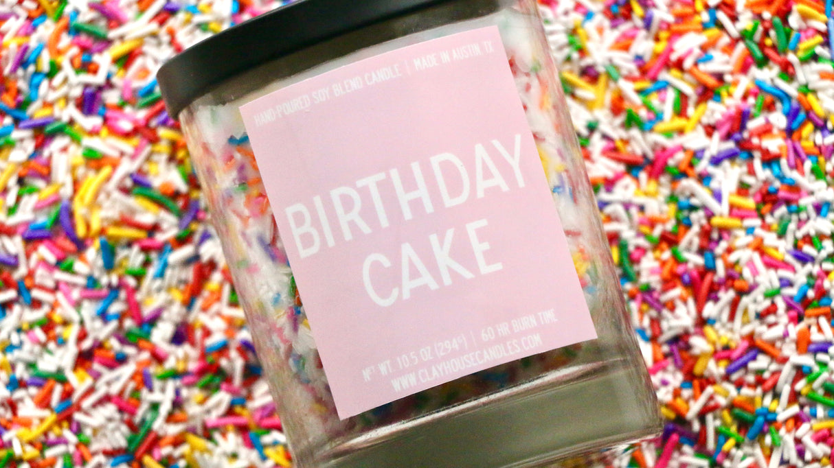 Birthday Cake Container Candle-Candles-Parc Decor