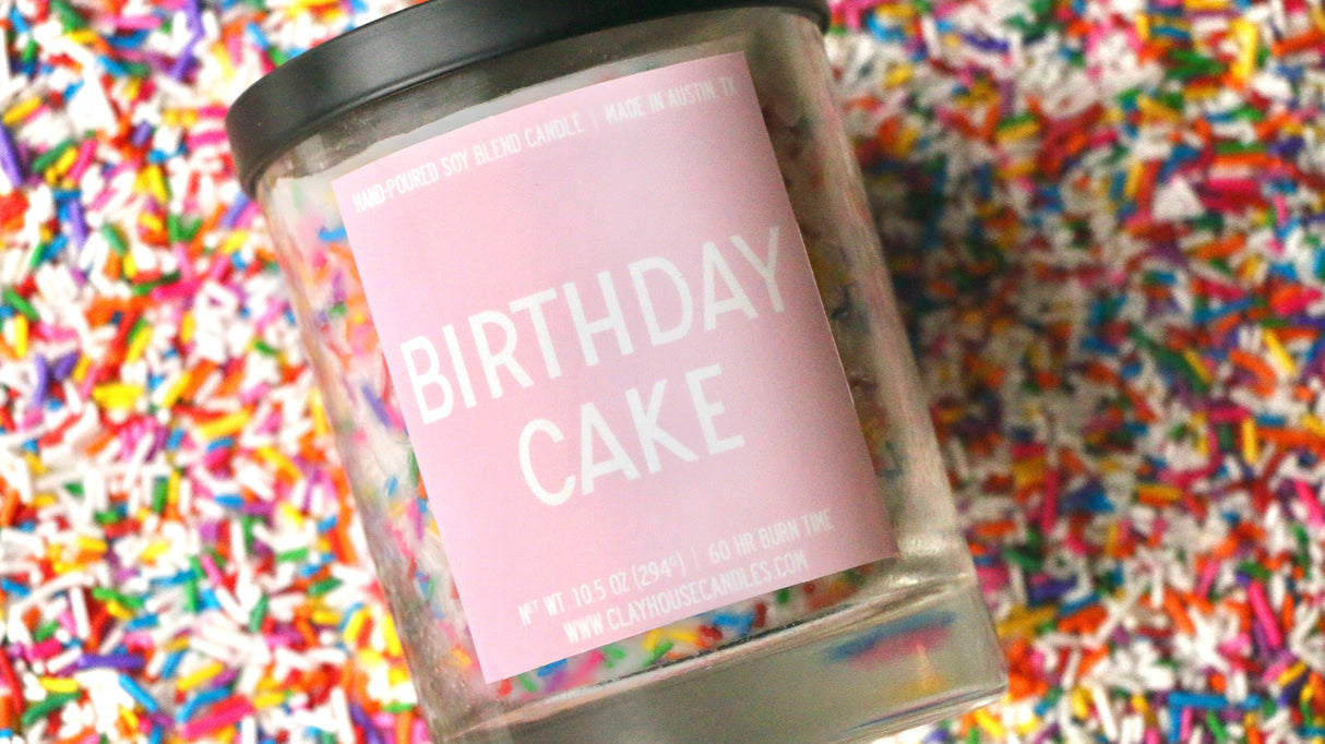 Birthday Cake Container Candle-Candles-Parc Decor