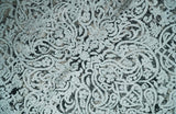 Black and Silver Vintage look Power loomed Art Silk Area Rug