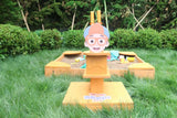 Blippi Excavator Ride-On Toy for Kids | Sandbox Digger with 360° Swivel Seat (Sandbox Not Included)