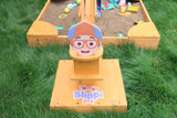 Blippi Excavator Ride-On Toy for Kids | Sandbox Digger with 360° Swivel Seat (Sandbox Not Included)