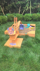 Blippi Excavator Ride-On Toy for Kids | Sandbox Digger with 360° Swivel Seat (Sandbox Not Included)