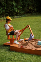 Blippi Excavator Ride-On Toy for Kids | Sandbox Digger with 360° Swivel Seat (Sandbox Not Included)