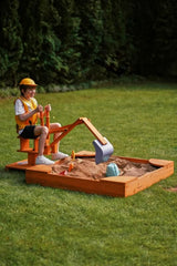 Blippi Excavator Ride-On Toy for Kids | Sandbox Digger with 360° Swivel Seat (Sandbox Not Included)