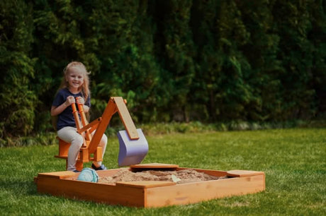 Blippi Excavator Ride-On Toy for Kids | Sandbox Digger with 360° Swivel Seat (Sandbox Not Included)