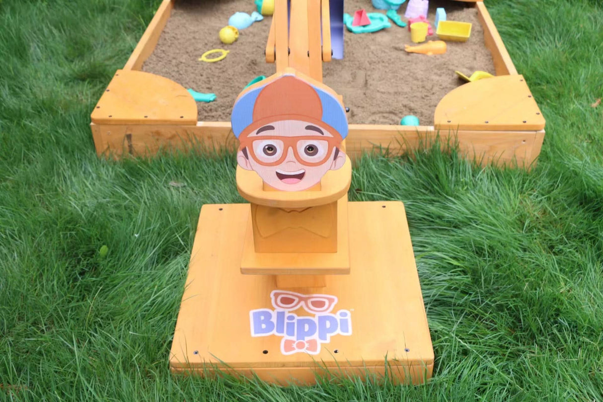 Blippi Excavator Ride-On Toy – Interactive Construction Fun for Kids-Outdoor-Parc Decor