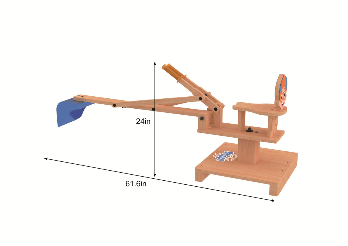 Blippi Excavator Ride-On Toy – Interactive Construction Fun for Kids-Outdoor-Parc Decor