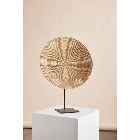 Blonde Rwanda Ivory Diamond Wall Basket