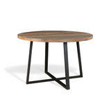 Blossom Round Reclaimed Wood Dining Table-Dining Table-Parc Decor