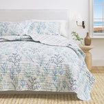 Blue Coral Quilt - Amelia Island