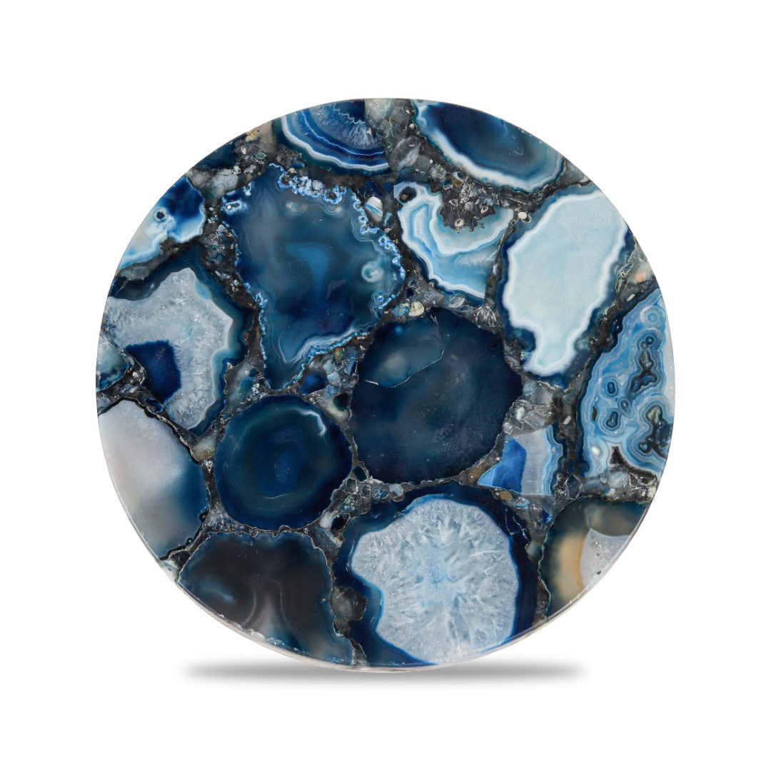 Blue Coua martini table-End table-Parc Decor