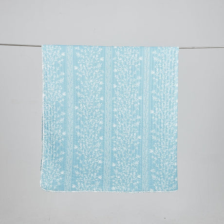 Blue Floral Quilt Set - Senna Collection