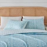 Blue Floral Quilt Set - Senna Collection-Parc Decor