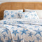 Blue Seashell Coastal Quilt Set - Trinidad Collection-Quilts-Parc Decor