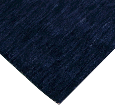 Blue Tribal Design Hand Loomed Wool Area Rug