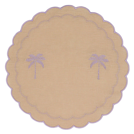 Blush Buttercream Linen Placemats – Set of 4