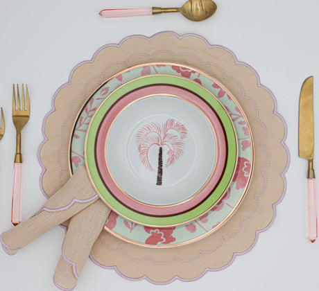 Blush Buttercream Napkin - Set of 4-Napkin-Parc Decor