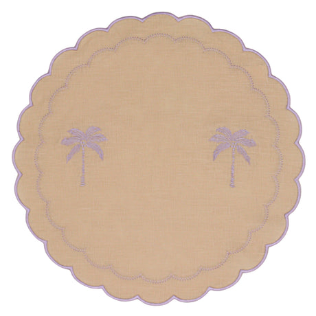 Blush Buttercream Placemat - Set of 4-Placemat-Parc Decor