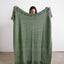 Bobble Lace Edged Eco-Cotton Throw