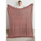 Bobble Lace Edged Eco-Cotton Throw