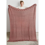 Bobble Lace Edged Eco-Cotton Throw