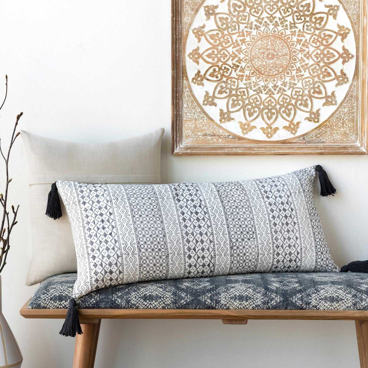 Boerne Traditional Pattern Wooden Wall Art Decor-Decor-Parc Decor