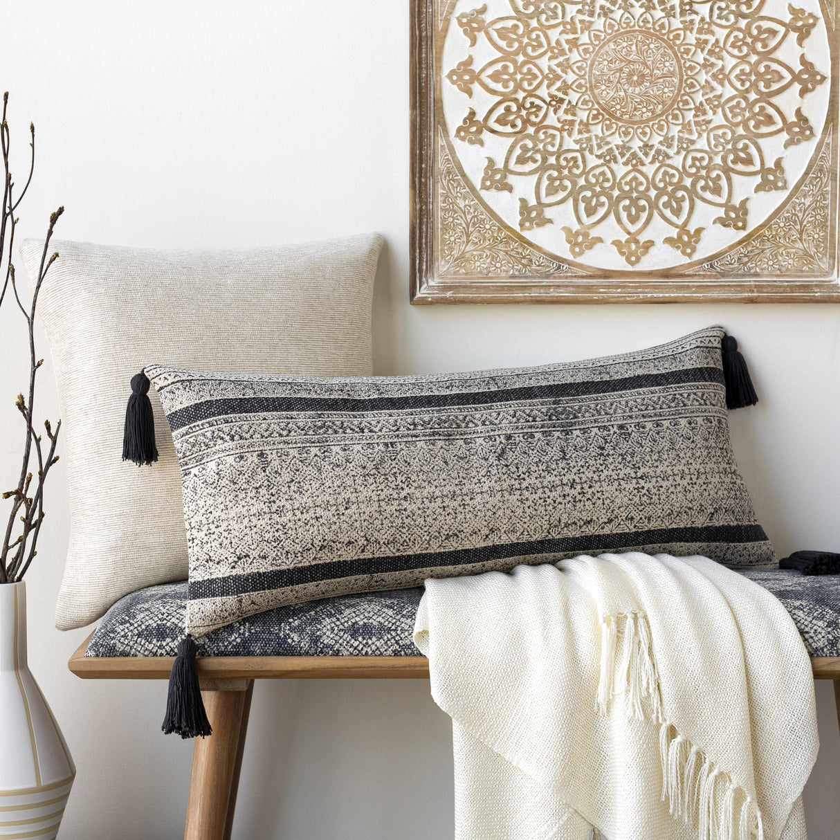 Boerne Traditional Pattern Wooden Wall Art Decor-Decor-Parc Decor