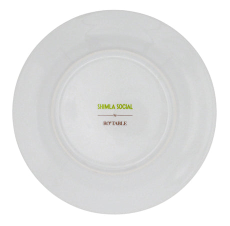 Bombay Blue Porcelain Dinner Plates – Set of 4 (+1 Bonus Plate)