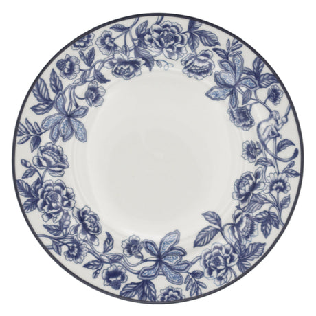 Bombay Blue Porcelain Dinner Plates – Set of 4 (+1 Bonus Plate)