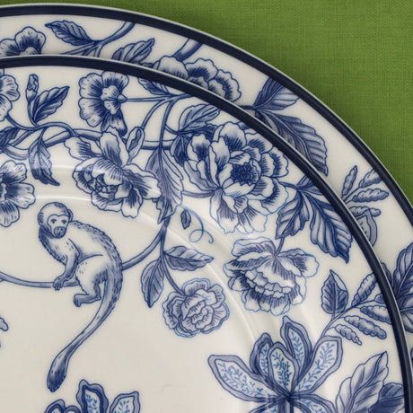 Bombay Blue Porcelain Starter Plates – Set of 4 (+1 Bonus Plate)