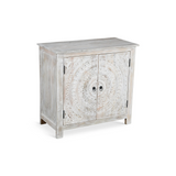 Booker Whitewash Carved Sideboard-Sideboard-Parc Decor