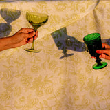 Botanic Imprinted Chalice - Set of 6-Goblet-Parc Decor