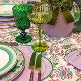 Botanic Imprinted Glass Goblets – Set of 6