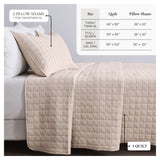 Box-Stitched Seersucker Quilt Set - Seersucker Collection