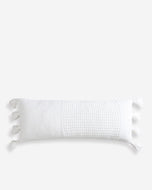 Braided Pom Pom Lumbar Pillow