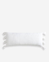 Braided Pom Pom Lumbar Pillow