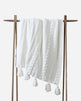 Braided Pom Pom Throw-Throws-Parc Decor