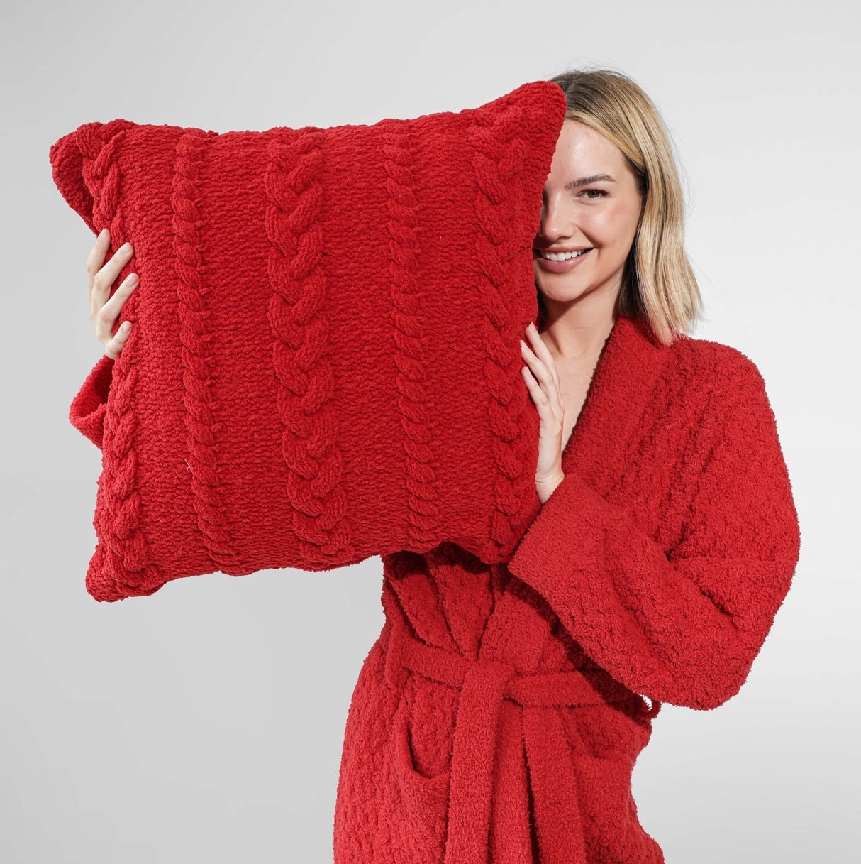 Braided Throw Pillow-Pillows-Parc Decor