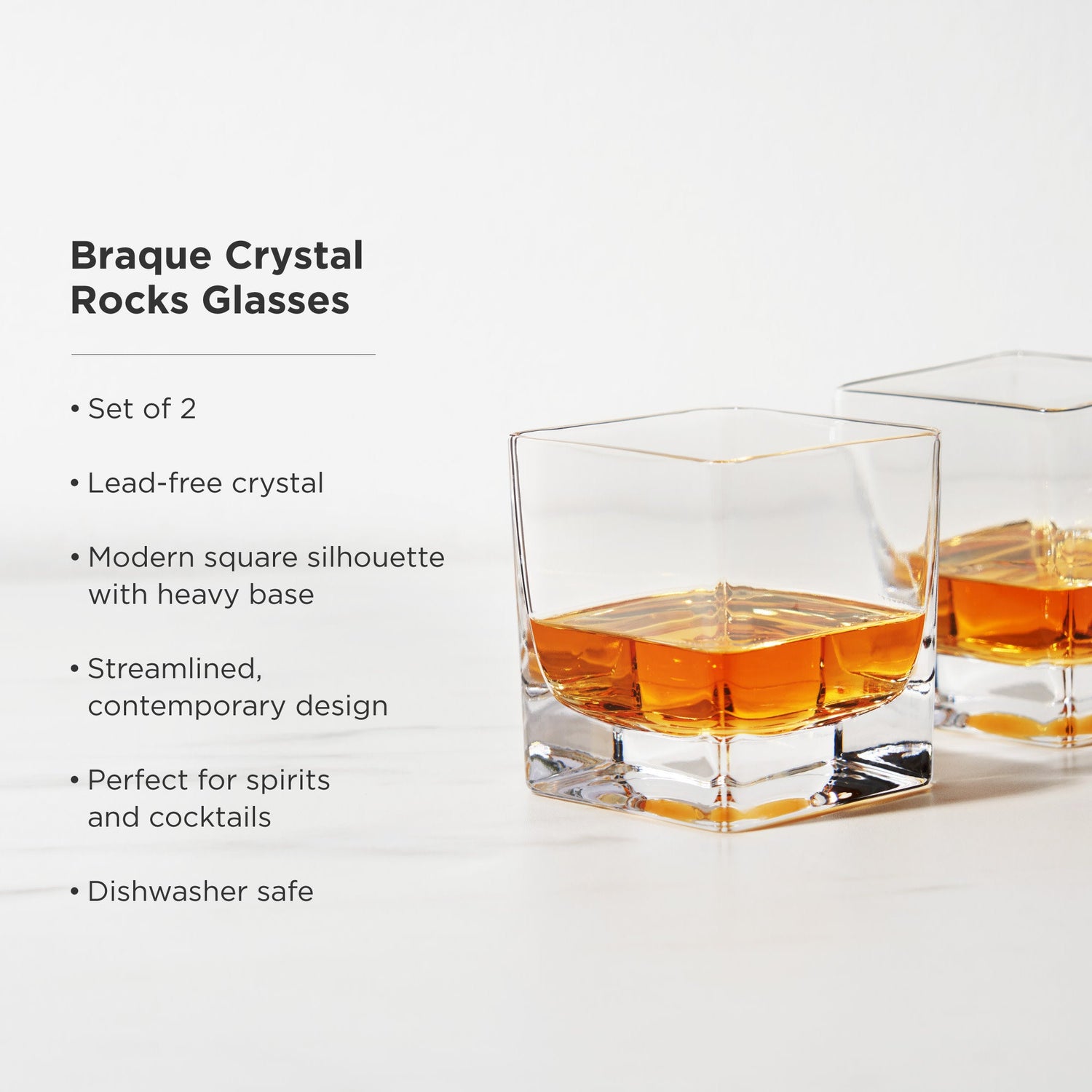 Braque Crystal Rocks Glasses-product_type::stemless_cocktail_glasses-Parc Decor
