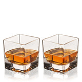Braque Crystal Rocks Glasses-product_type::stemless_cocktail_glasses-Parc Decor