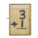 Brass 4x6 Picture Frame-Frames-Parc Decor
