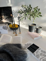 Brass Candle Holder & Adaptor (Set of 2)-Candles and Candle Accessories-Parc Decor