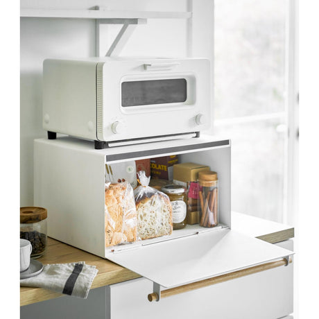 Bread Box - Steel + Wood-Bread Box-Parc Decor