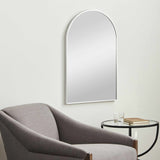 Brembilla Silver Gray Contemporary Mirror-Mirrors-Parc Decor