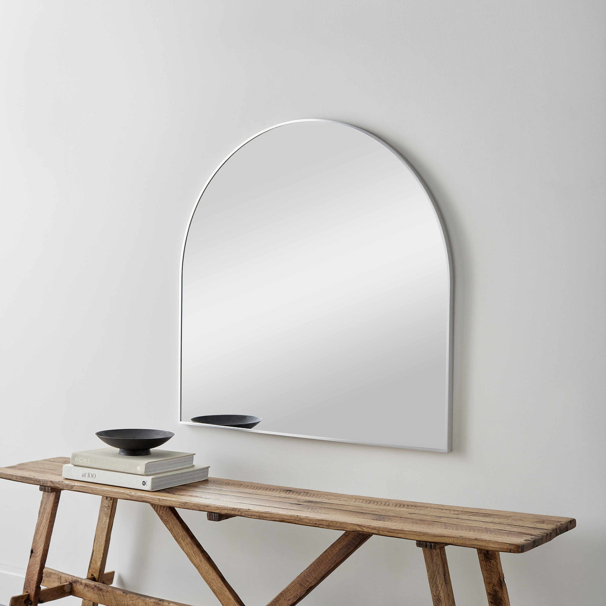 Brembilla Silver Gray Contemporary Mirror-Mirrors-Parc Decor