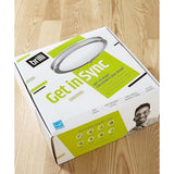 Brilli 13"W 1-Light LED "Get in Sync" Day-to-Night Circadian Flush Mount Light Fixture
