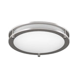 Brilli 13"W 1-Light LED "Get in Sync" Day-to-Night Circadian Flush Mount Light Fixture