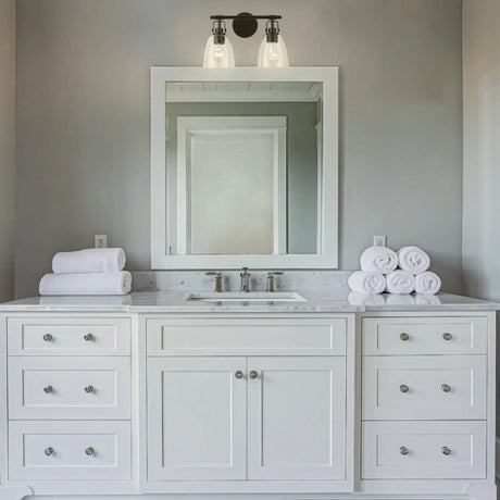 Brilliance Modern Farmhouse 2-Light Vanity Light