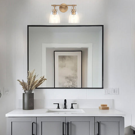 Brilliance Modern Farmhouse 2-Light Vanity Light-壁灯-Parc Decor